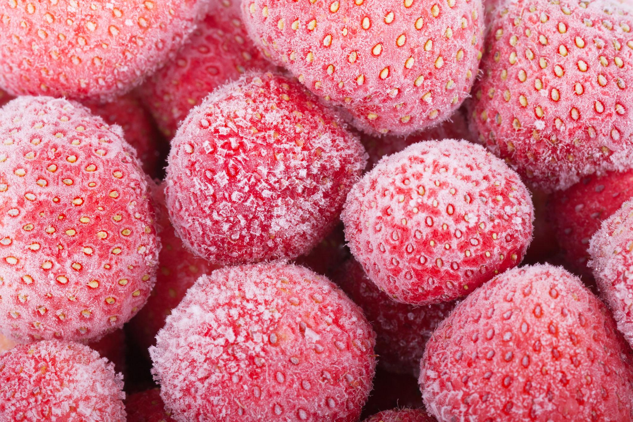 فراولة مجمدة